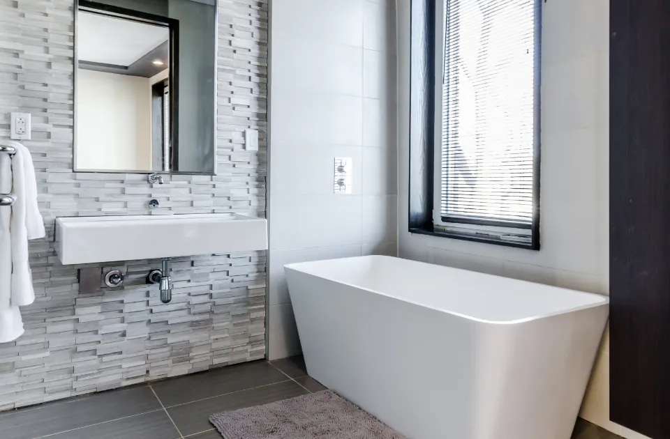 Renovated bathroom